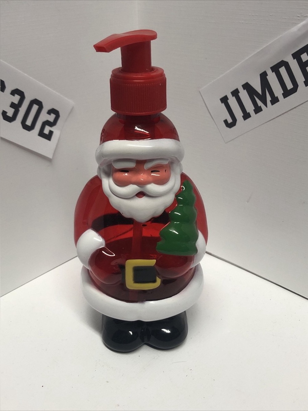 Festive Red Santa Pump Soap